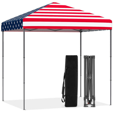 Goplus Pop-Up Canopy Tent 8.2' x 8.2' Instant Folding Shelter w/Carry Bag