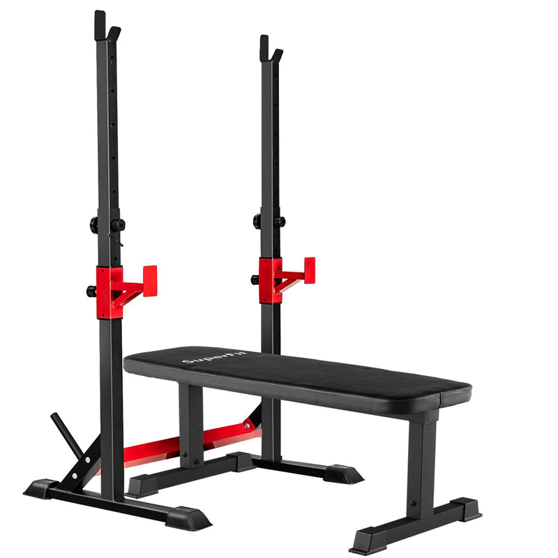 Load image into Gallery viewer, Goplus Olympic Weight Bench with Squat Rack
