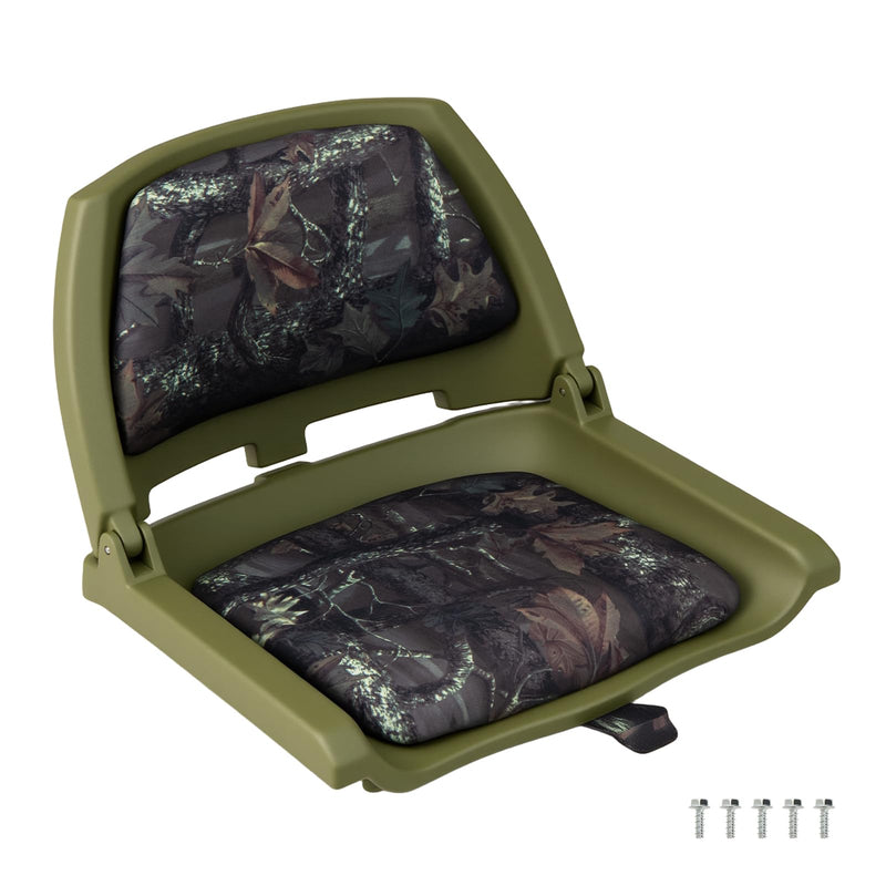 Load image into Gallery viewer, Goplus Molded Low Back Fishing Boat Chairs Marine-Grade PVC Cushion Pad
