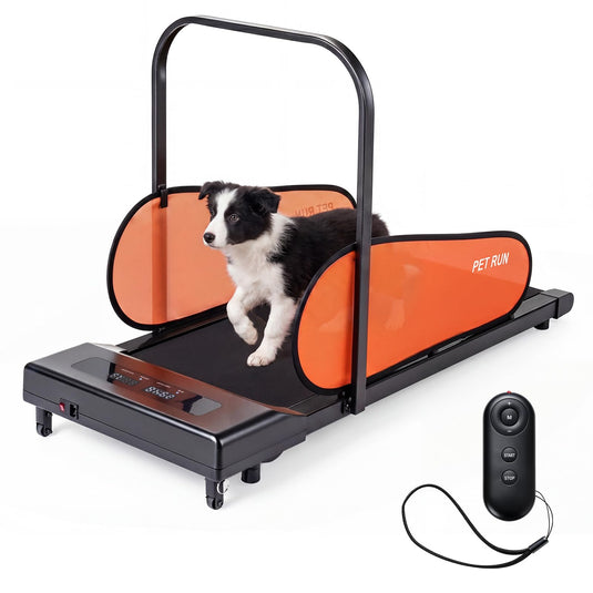 Goplus Indoor Dog Treadmill for Small & Medium Dogs Supports up to 243 LBS