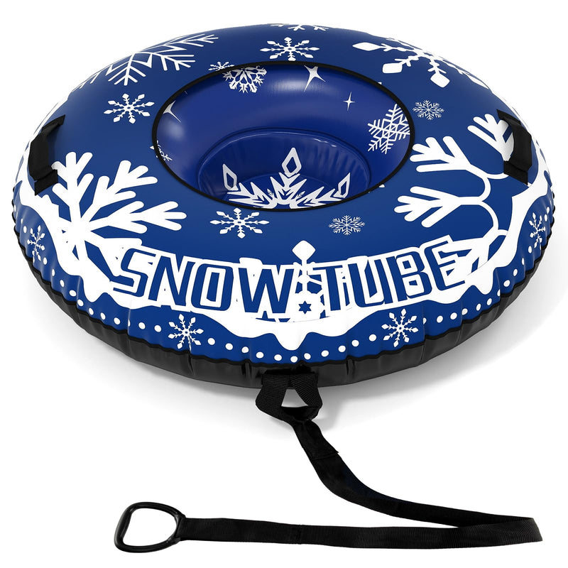 Load image into Gallery viewer, Goplus 42" Heavy-Duty Snow Sledding Tube with Detachable Tow Strap Thickened Bottom
