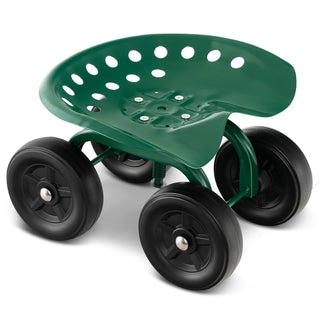 Utility Stool Cart w/Adjustable 360 Degree Swivel Seat - Goplus