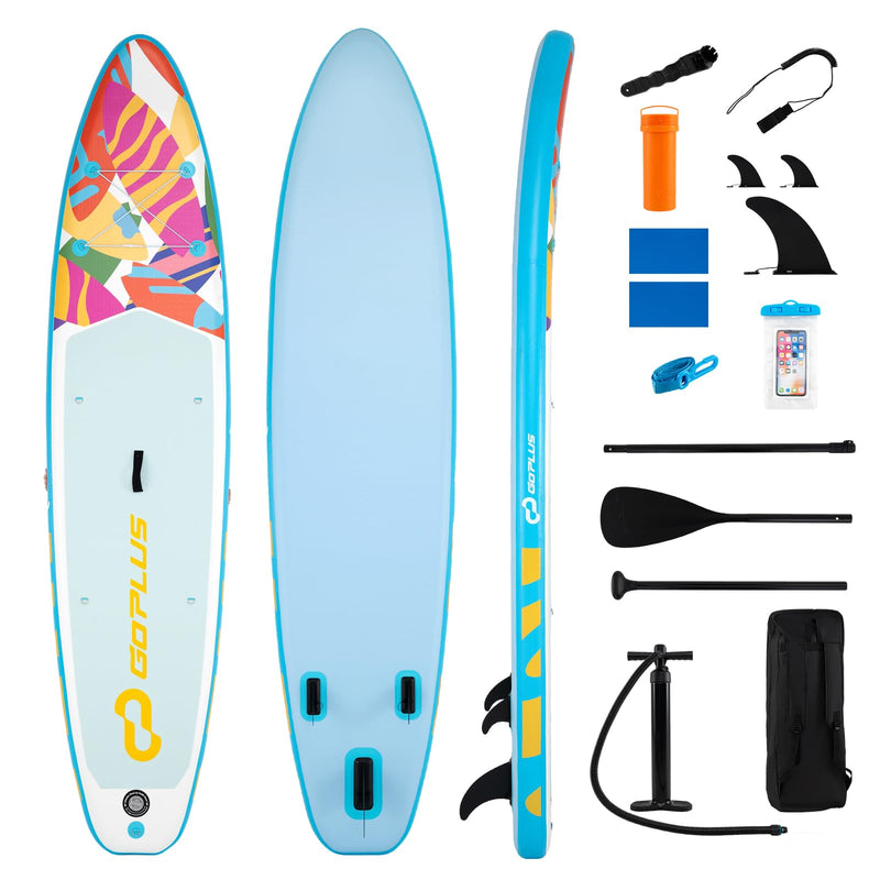 Load image into Gallery viewer, Goplus 11FT Inflatable Stand Up Paddle Board with Accessory Pack
