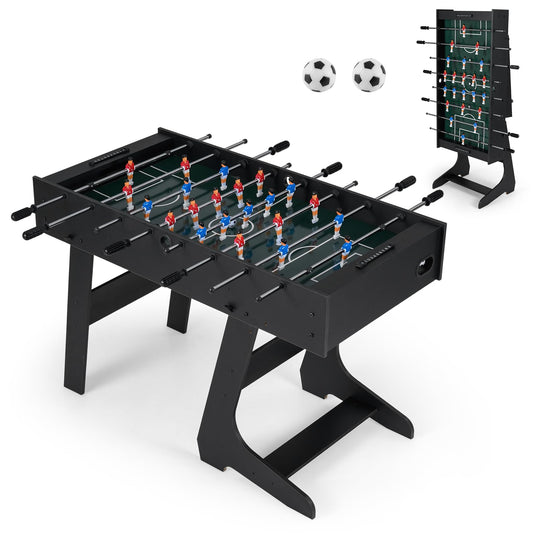 Goplus 48inch Full Competition Size Freestanding Soccer Game Table with 22 Players 2 Balls