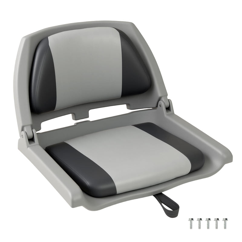 Load image into Gallery viewer, Goplus Molded Low Back Fishing Boat Chairs Marine-Grade PVC Cushion Pad
