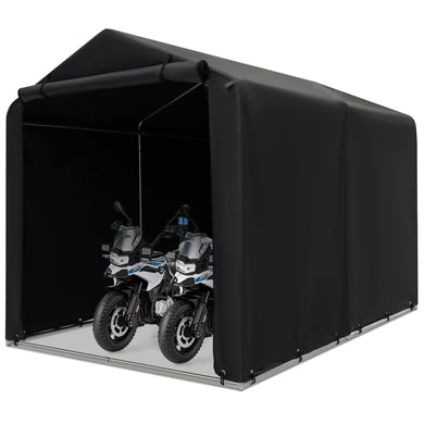 Goplus Portable Shed, 5.2 x 5.4FT Outdoor Storage Shelter
