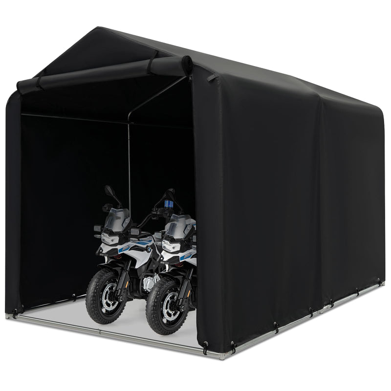 Load image into Gallery viewer, Goplus Portable Shed, 5.2 x 5.4FT Outdoor Storage Shelter
