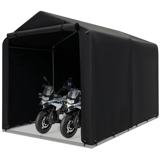 Goplus Portable Shed, 5.2 x 5.4FT Outdoor Storage Shelter