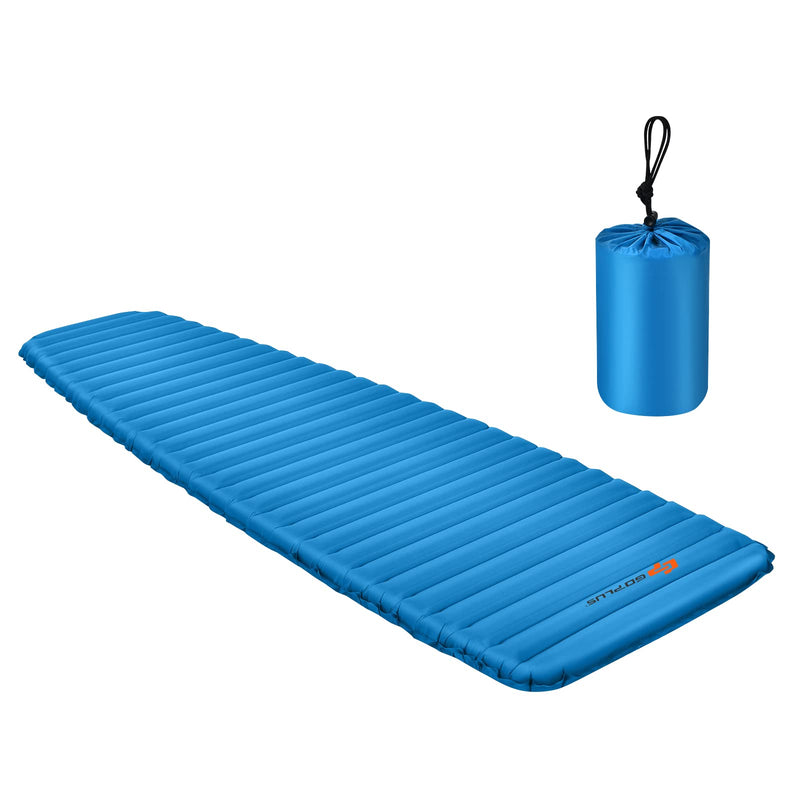 Load image into Gallery viewer, Goplus Inflatable Camping Sleeping Pad, 3 Inch Thick Camping Pad, Waterproof &amp; Comfortable Sleeping Mat
