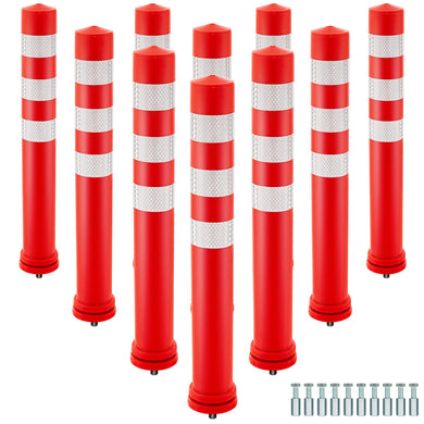 Goplus 10 Pack Traffic Delineator Posts