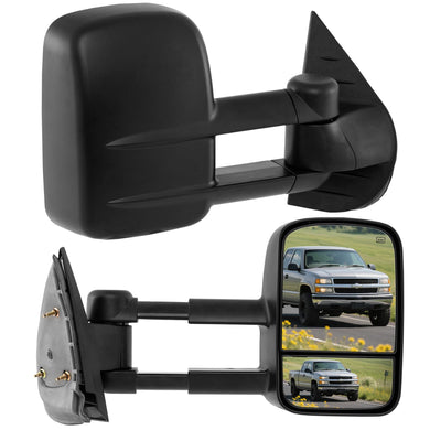 Goplus Heated Tow Mirrors for 2007-2012 Chevy Silverado GMC Sierra 1500/2500/3500 Yukon