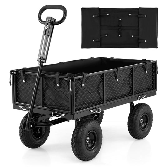 Goplus 880lbs Heavy Duty Garden Cart