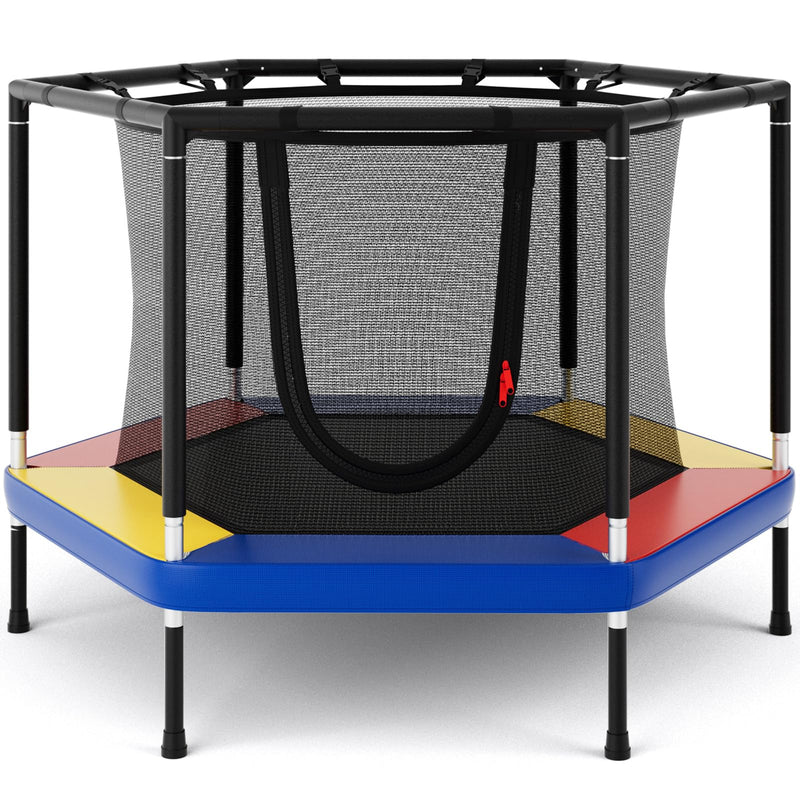 Load image into Gallery viewer, Goplus 48&quot; Recreational Trampoline for Kids with Safety Enclosure Net

