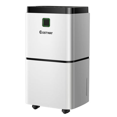 1500 Sq. Ft Portable 30 Pints Dehumidifier with 3 Color LED Light, 3 Modes, 0.5 Gallon Water Tank & 4 Wheels