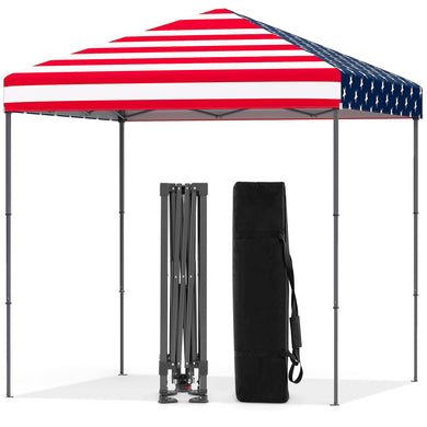 Goplus Pop-Up Canopy Tent 8.2' x 8.2' Instant Folding Shelter w/Carry Bag