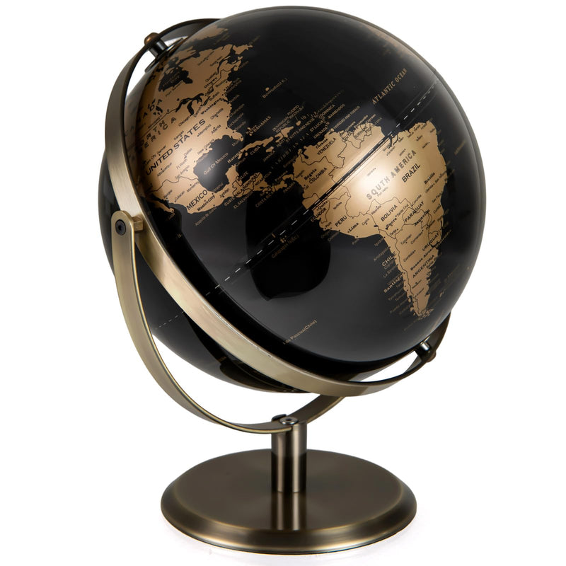 Load image into Gallery viewer, Goplus 9-Inch Metallic Black World Globe w/Metal Stand
