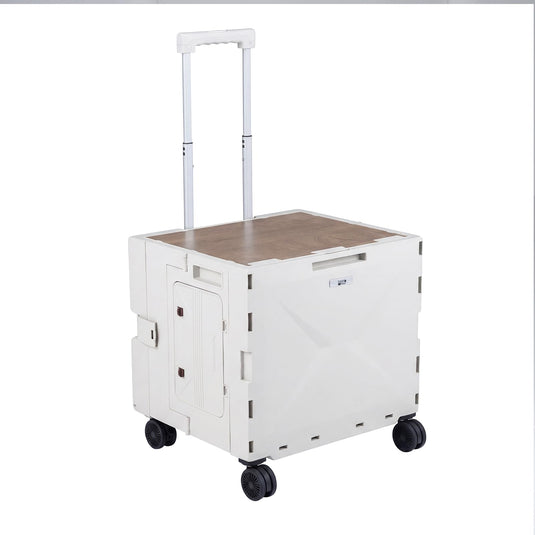 Goplus Foldable Utility Cart on 4 Rotate Wheels