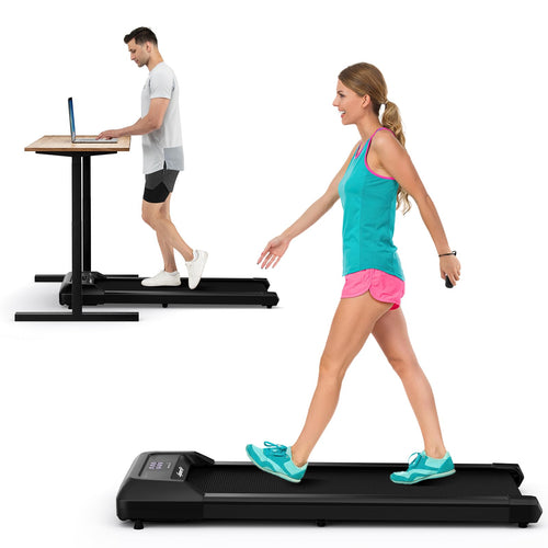 Walking Pad Treadmill Under Desk with 265 lbs Capacity - Goplus