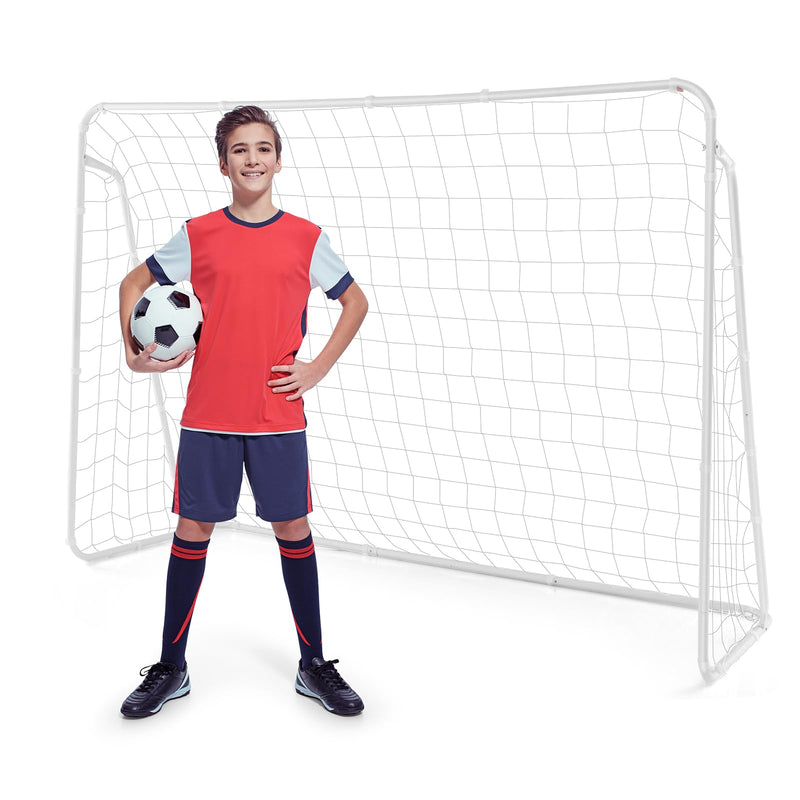 Load image into Gallery viewer, Goplus Soccer Goal, 7FT x 5FT Soccer Net for Backyard with Metal Frame
