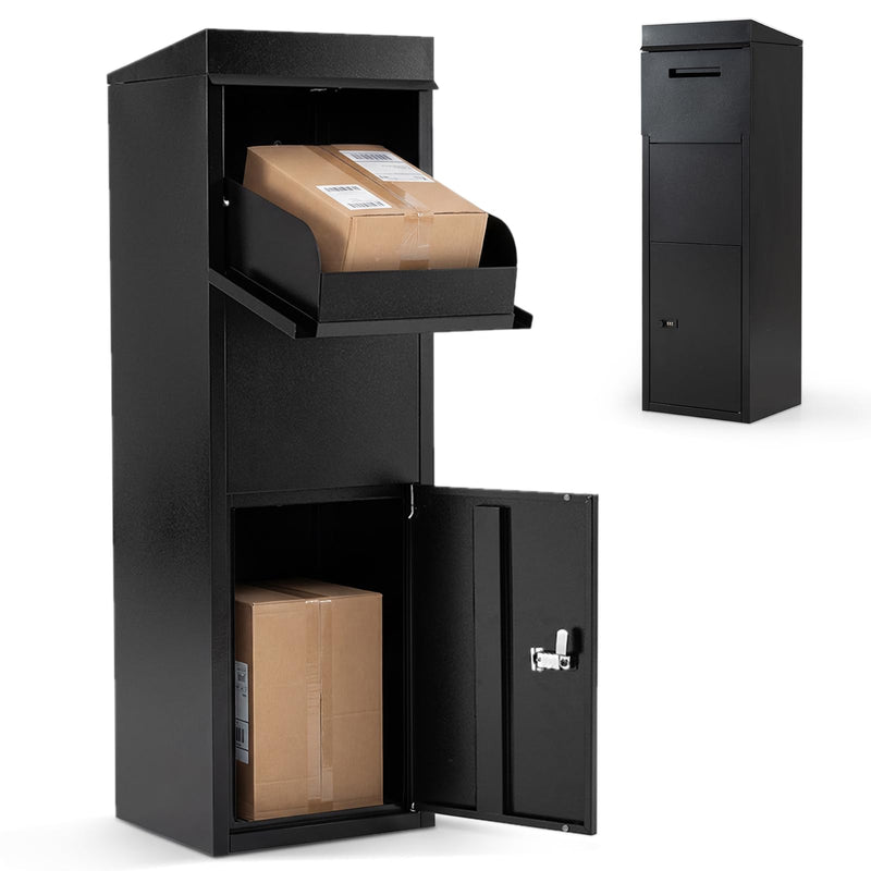 Load image into Gallery viewer, Goplus Galvanized Steel Parcel Drop Boxes with Lock
