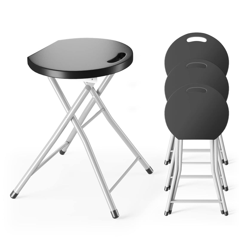 Load image into Gallery viewer, 28 inch Foldable Camping Stool for Adults with 330 lb Capacity - Goplus
