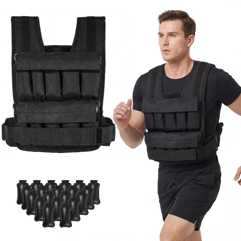 Load image into Gallery viewer, Goplus Adjustable Weighted Vest | 44lbs/66lbs Weight Vest for Men Women
