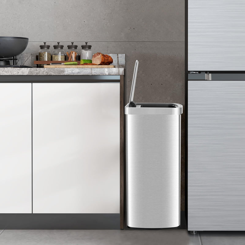 Load image into Gallery viewer, Goplus 13 Gallon/ 50 Liter Automatic Trash Can for Kitchen Office
