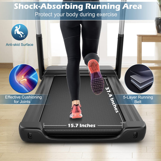 2.25HP Folding Treadmill - Goplus 