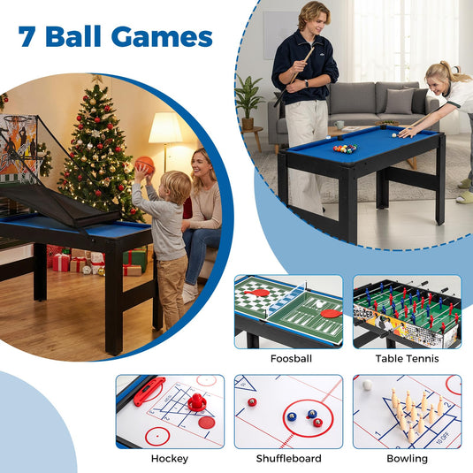 Goplus 14-in-1 Multi Game Table Adults Gifts for Home Arcade Game Room