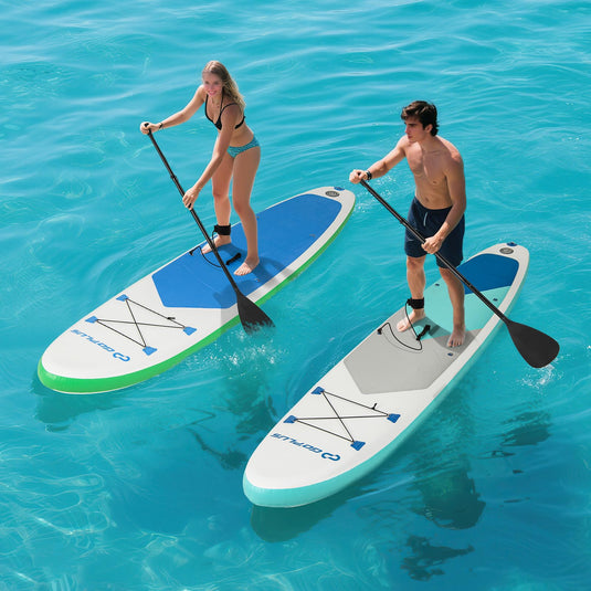 Goplus 11FT  Inflatable Stand Up Paddle Board with Waterproof Phone Bag