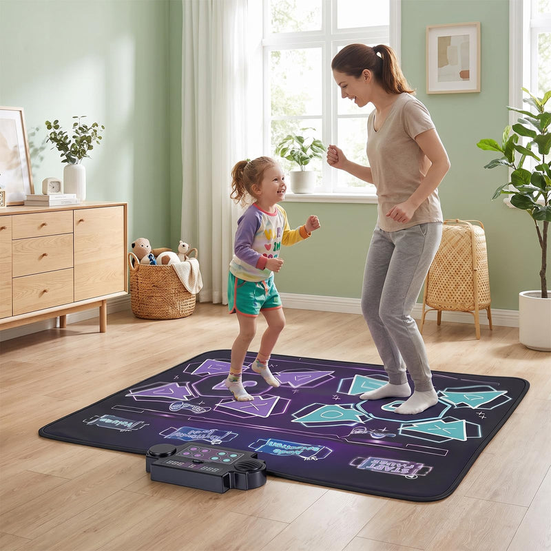 Load image into Gallery viewer, Goplus 2-Player Dance Mat Electronic Dancing Music Playmat for Kids Toddlers Boys Girls

