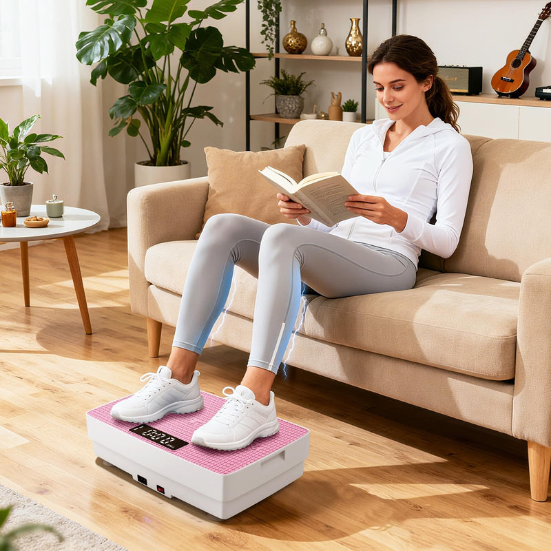 Load image into Gallery viewer, Goplus Vibration Plate Exercise Machine, Vibrating Platform w/ Gravity Sensor, Remote Control
