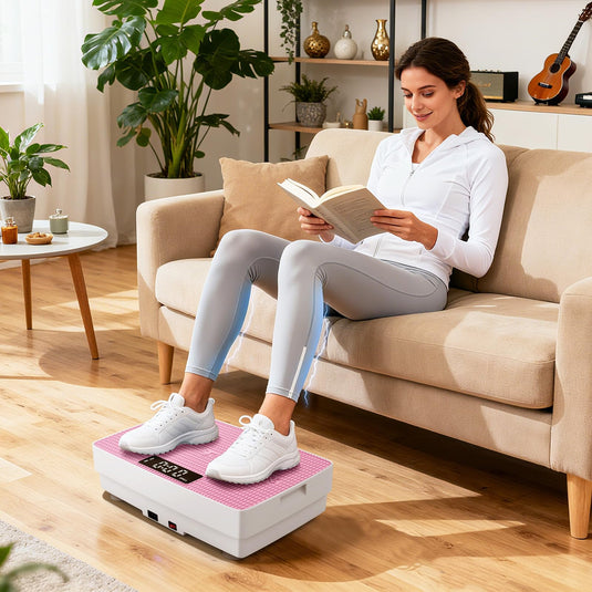 Goplus Vibration Plate Exercise Machine, Vibrating Platform w/ Gravity Sensor, Remote Control