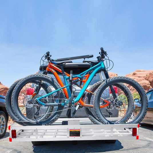 Aluminum Luggage Basket Rack - Goplus