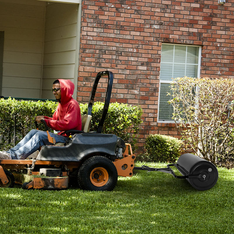 Load image into Gallery viewer, Goplus Lawn Roller, Push/Tow-Behind Lawn Roller, 17 Gallon/63L Water/Sand-Filled Sod Roller with Detachable Gripping Handle
