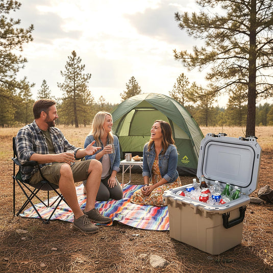 Goplus 53QT Ultra-Light Injection Molded Cooler with Handles & Bottle Opener