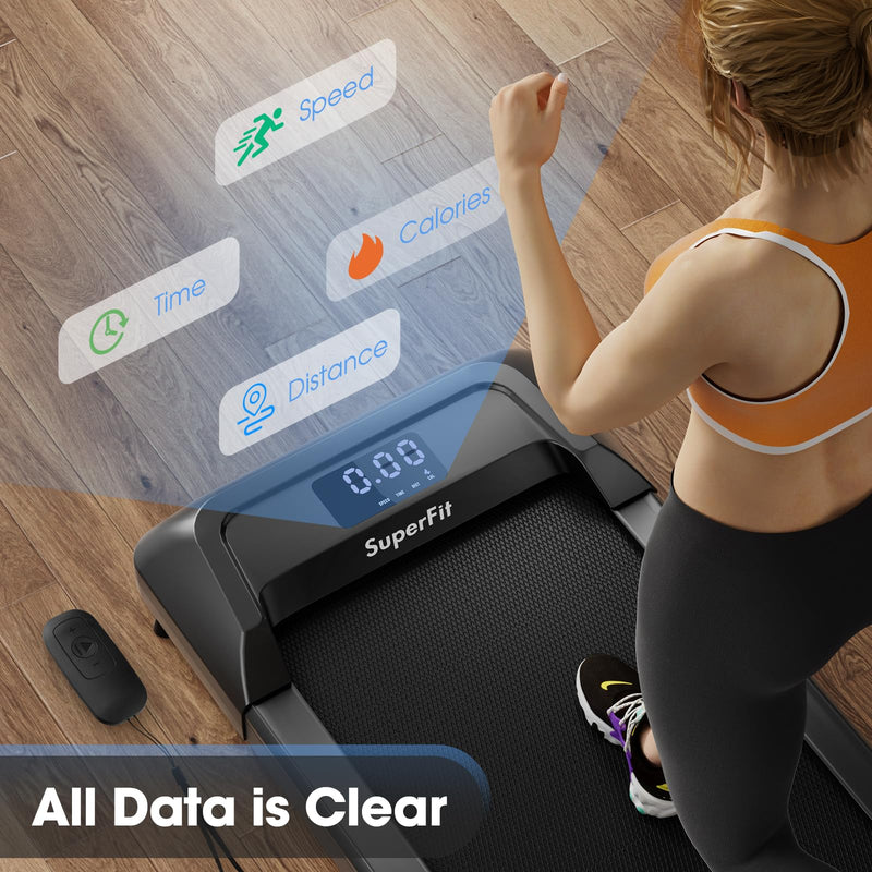 Load image into Gallery viewer, Walking Pad Treadmill Under Desk with 265 lbs Capacity - Goplus
