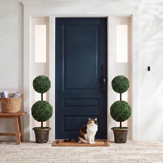 Goplus 3 FT Artificial Boxwood Topiary Tree(1/2)