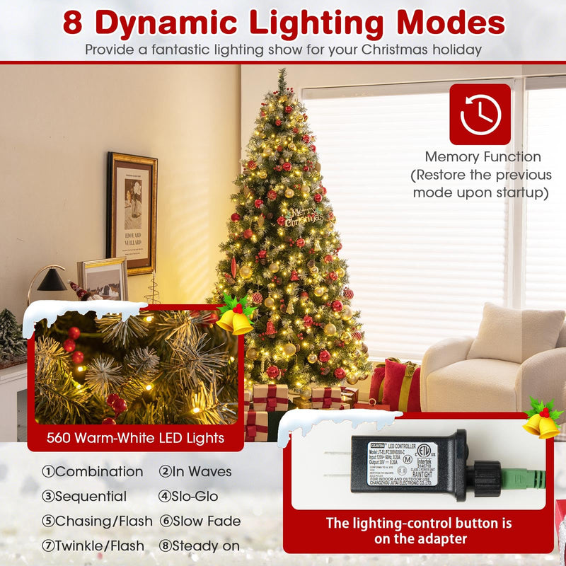 Load image into Gallery viewer, Goplus Pre-Lit Christmas Tree
