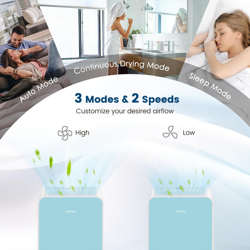 Load image into Gallery viewer, 32 Pints/Day Portable Quiet Dehumidifier for Rooms up to 2500 Sq. Ft w/ Sleep Mode, 24H Timer

