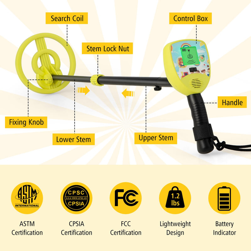 Load image into Gallery viewer, Goplus Metal Detector for Kids

