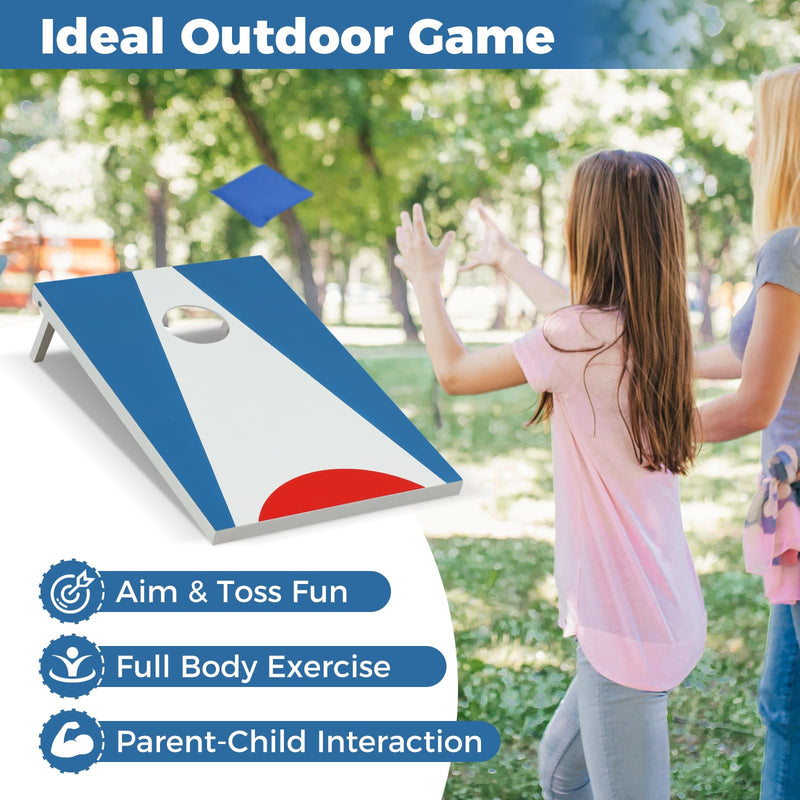 Load image into Gallery viewer, Goplus 3 x 2FT Cornhole Board Set with 8 Bean Bags
