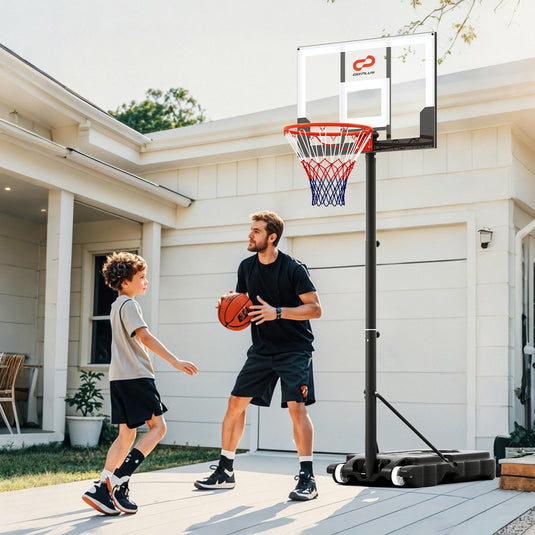 Kids Portable 3.3-7 FT Adjustable Basketball Goal System