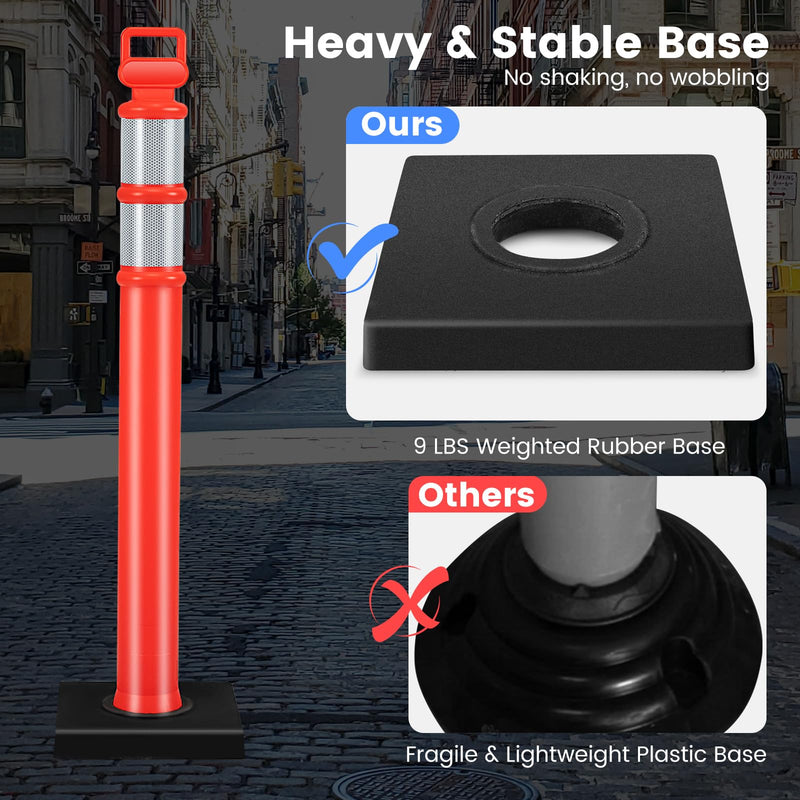 Load image into Gallery viewer, Goplus Delineator Post with Base
