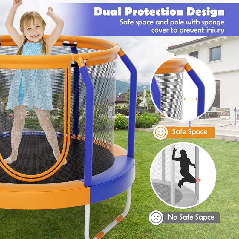 Load image into Gallery viewer, Goplus Kids Trampoline, 48&quot; ASTM Approved Recreational Trampoline with Safety Space Design
