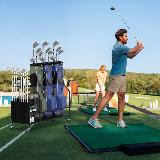 Goplus Golf Bag Organizer for Clubs Balls and Golfing Equipment Accessories