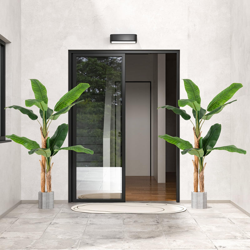Load image into Gallery viewer, Goplus 5.5 FT Tall Artificial Banana Tree
