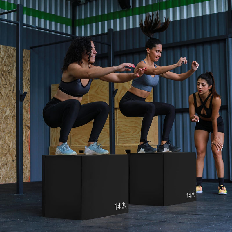Load image into Gallery viewer, Goplus 3 in 1 High Density Foam Plyometric Jump Box
