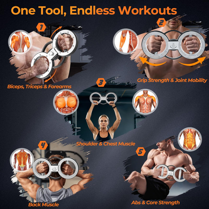 Load image into Gallery viewer, Goplus Burn Machine Arm Workout Equipment with Adjustable Resistance

