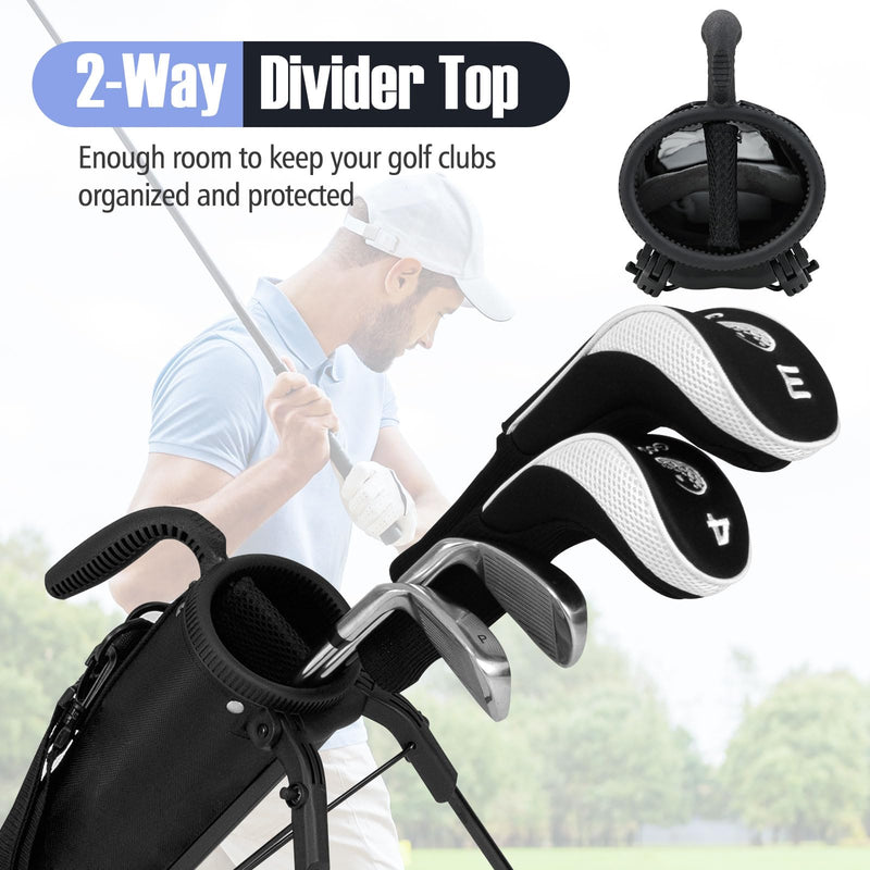 Load image into Gallery viewer, Goplus Lightweight Golf Stand Bag Pitch n Putt Golf Club Carry Bag
